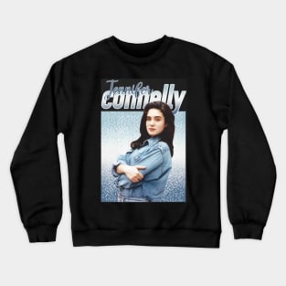 Jennifer Connelly // 80s Blue Vintage Aesthetic Style // T-Shirt Crewneck Sweatshirt